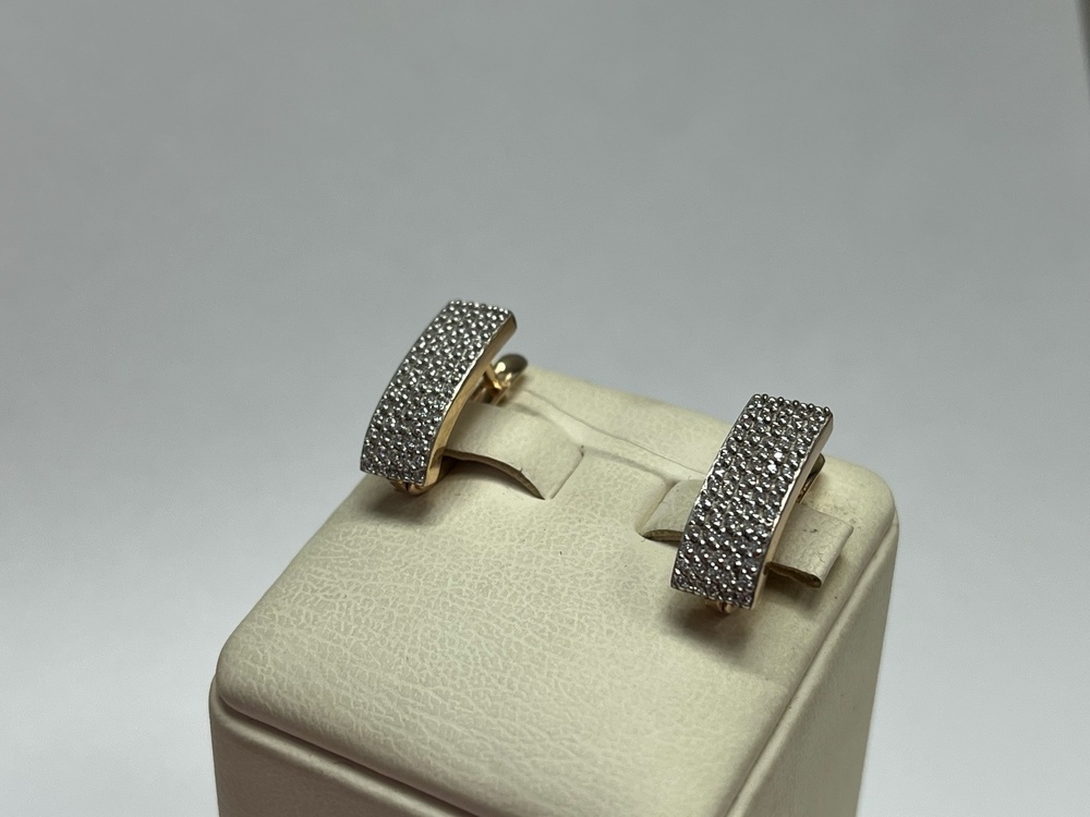 СЕРЬГИ С КАМНЯМИ (Au 585)