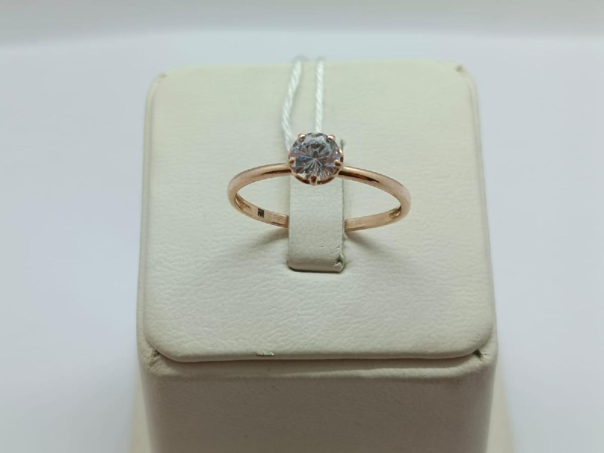 КОЛЬЦО С КАМНЕМ (Au 585)