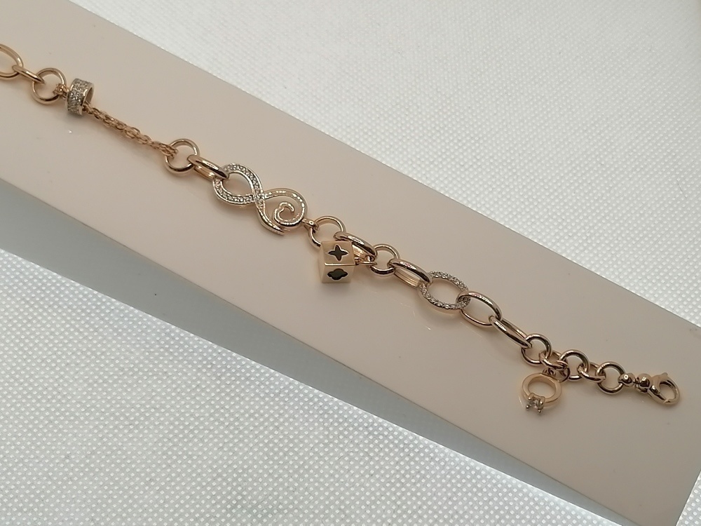 БРАСЛЕТ С КАМНЯМИ (Au 585)