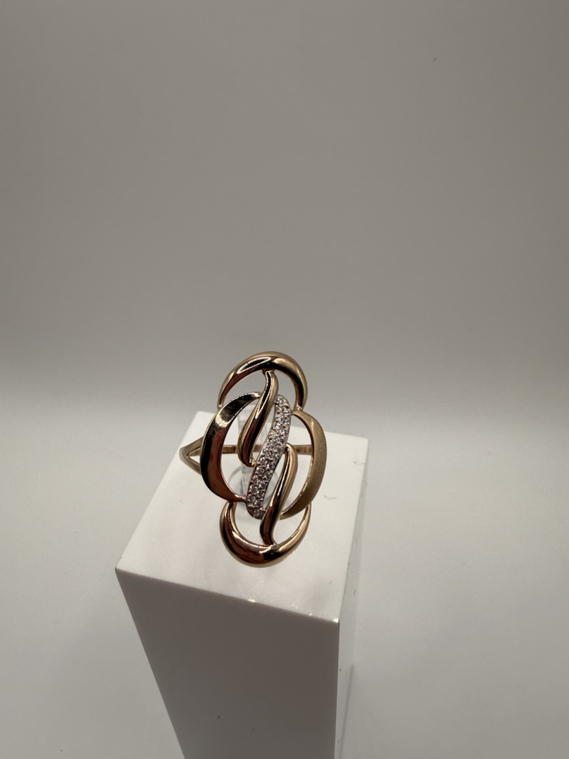 КОЛКМИ585 КОЛЬЦО С КАМНЯМИ (Au 585)