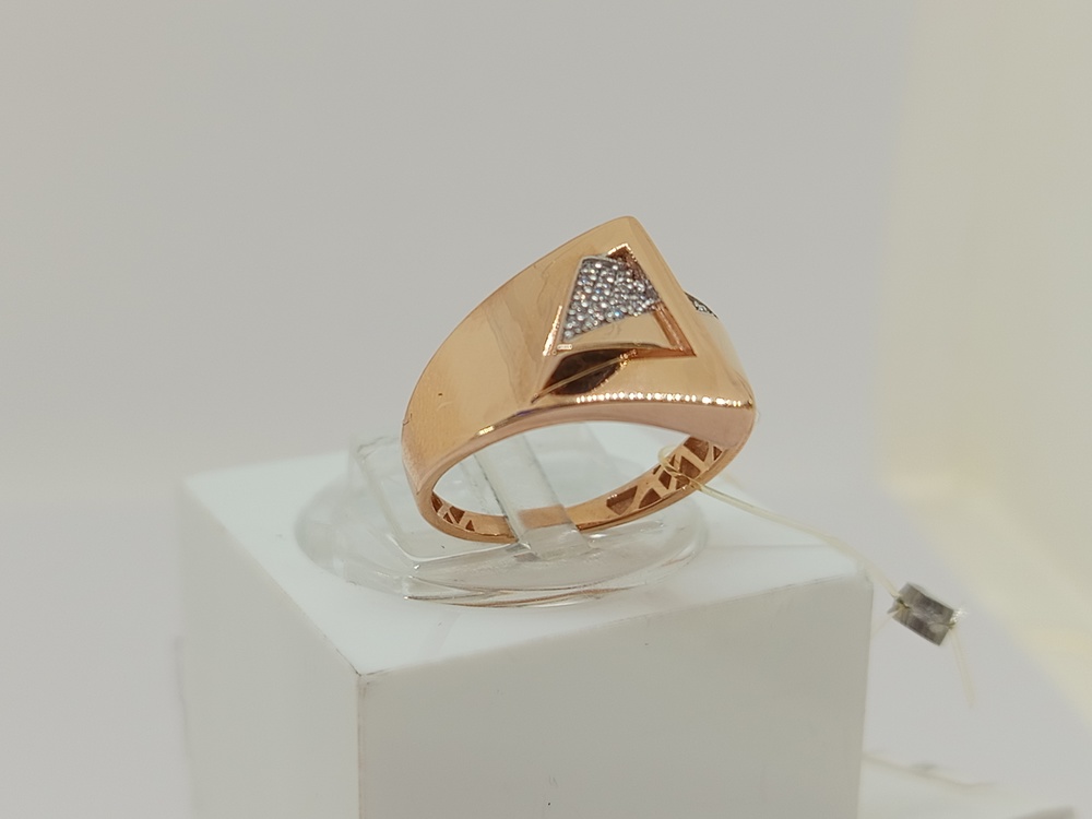 КОЛЬЦО С КАМНЯМИ (Au 585)