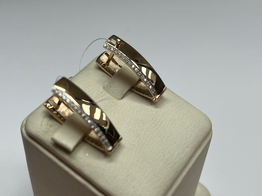 СЕРЬГИ С КАМНЯМИ (Au 585)