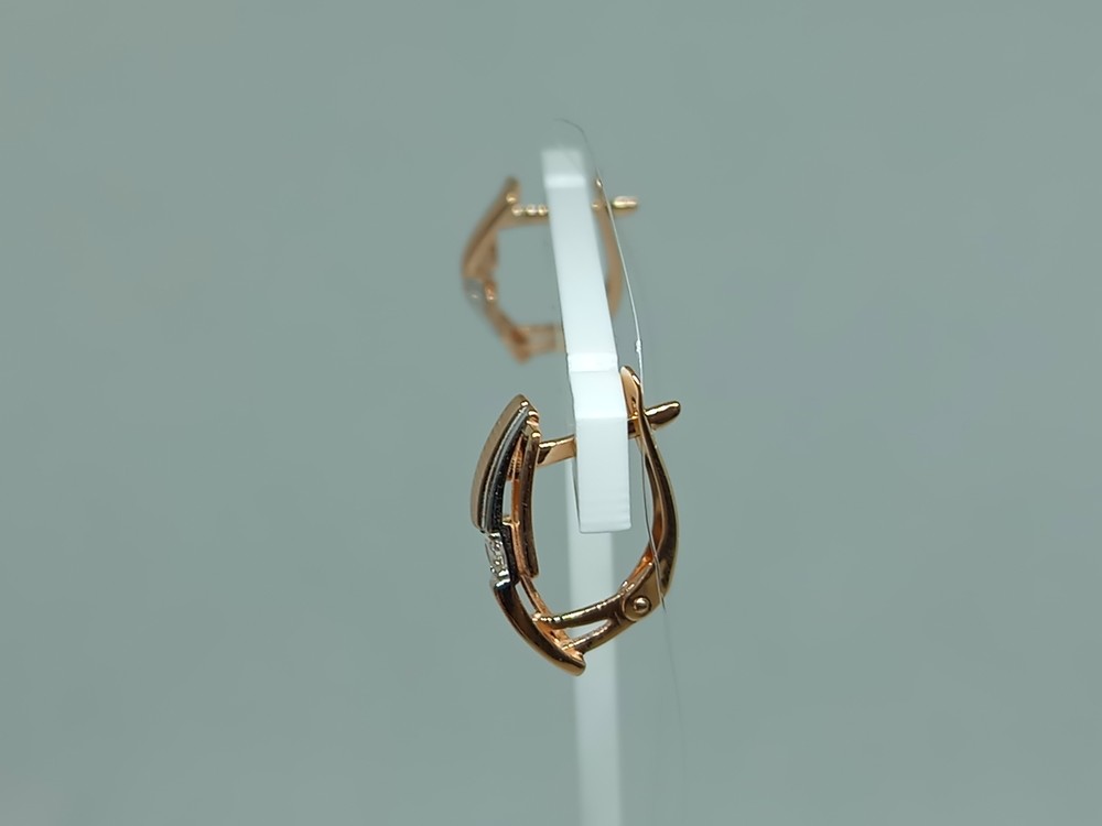 СЕРЬГИ С КАМНЕМ (Au 585)