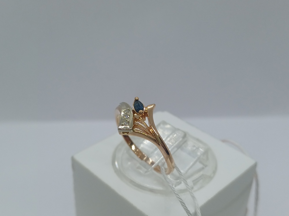 КОЛЬЦО БРИЛЛИАНТ Au 585