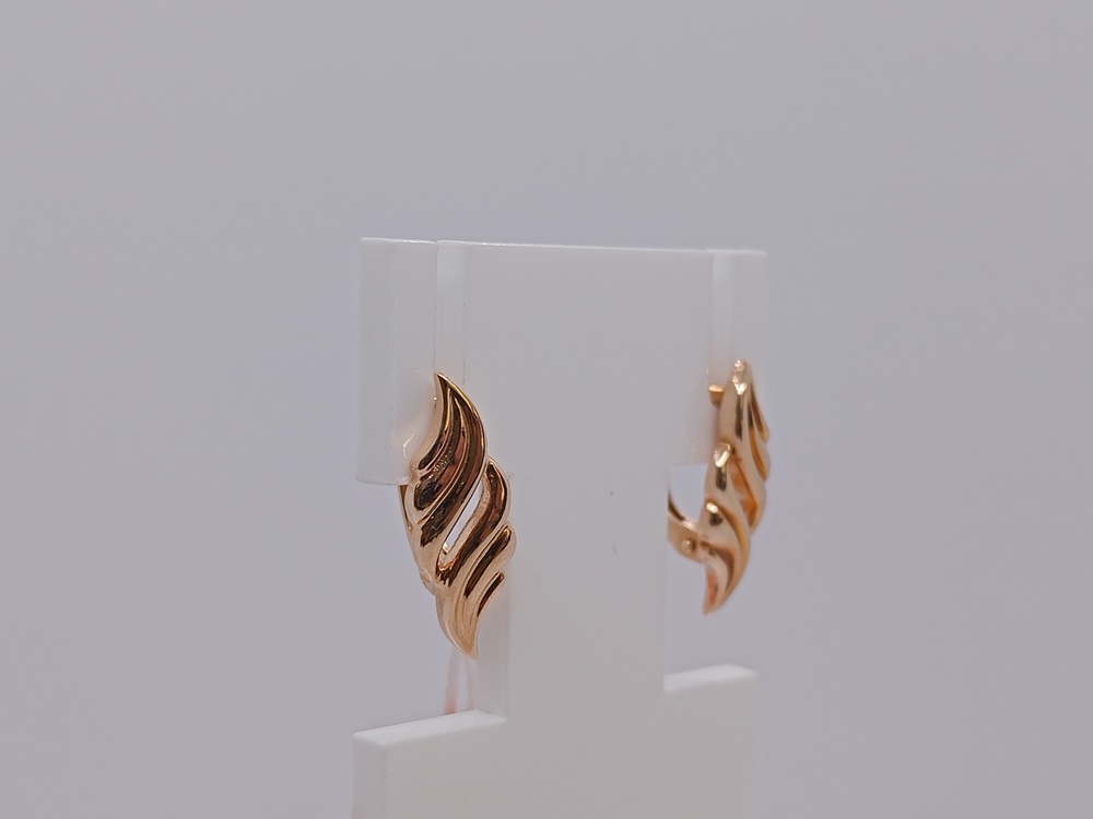 СБКМ585 СЕРЬГИ БЕЗ КАМНЯ (Au 585)