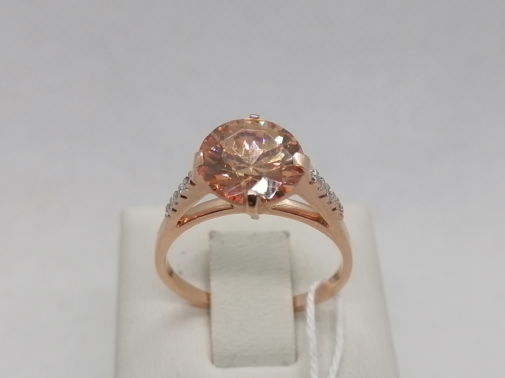 КОЛКМИ585 КОЛЬЦО С КАМНЯМИ (Au 585)