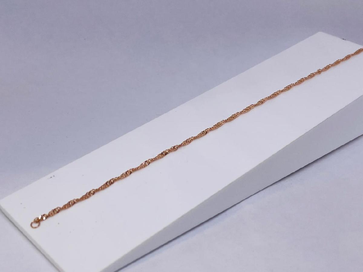 БРАСЛЕТ ПОЛНОВЕСНЫЙ Сингапур Au 585