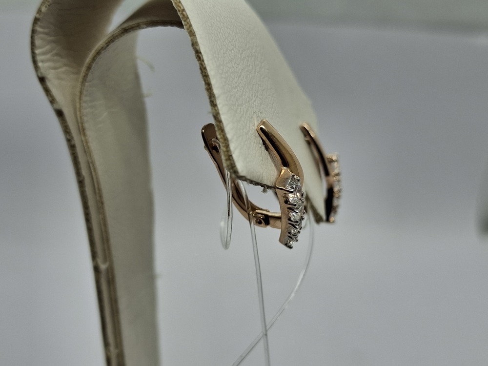 СЕРЬГИ С КАМНЯМИ (Au 585)