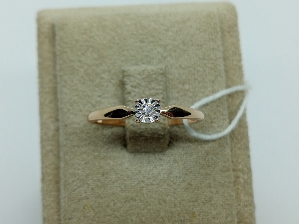 КОЛЬЦО БРИЛЛИАНТ Au 585