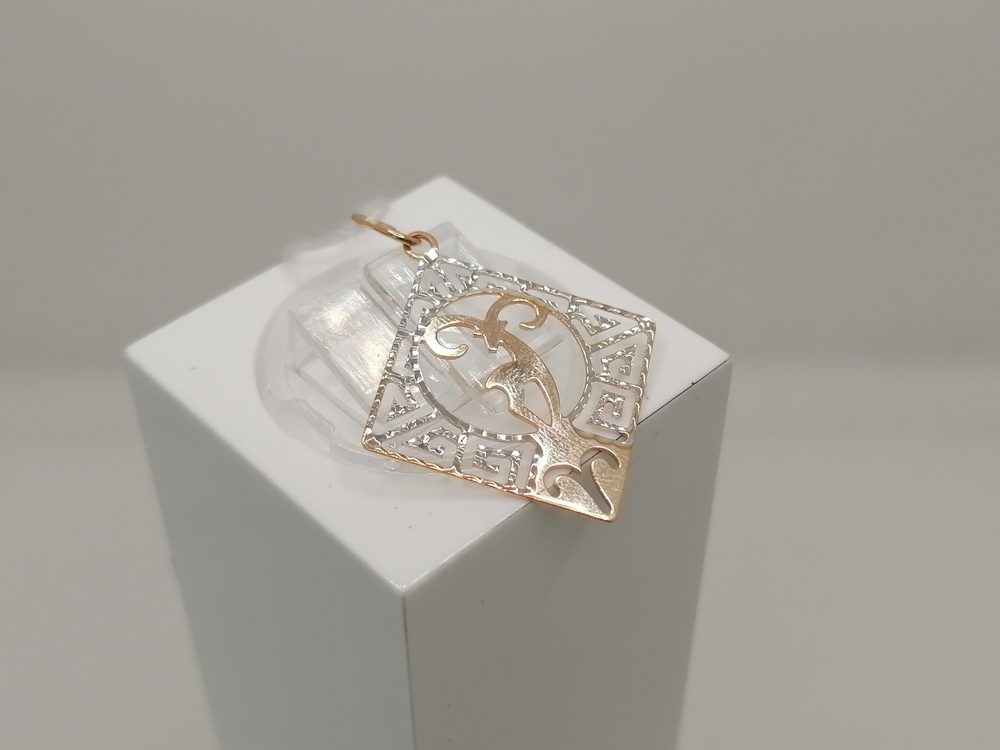 ПОДВЕСКА ЗНАК ЗОДИАКА КОЗЕРОГ Au 585 ПОДВЕСКА ЗНАК ЗОДИАКА КОЗЕРОГ Au 585