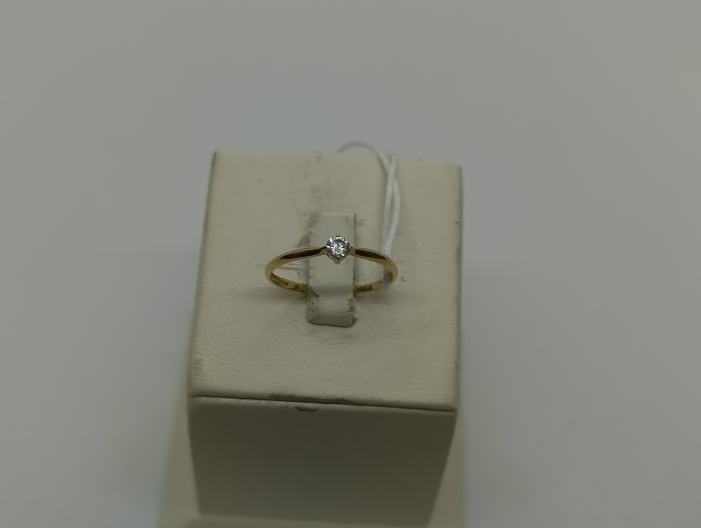 КОЛЬЦО С КАМНЕМ (Au 585)