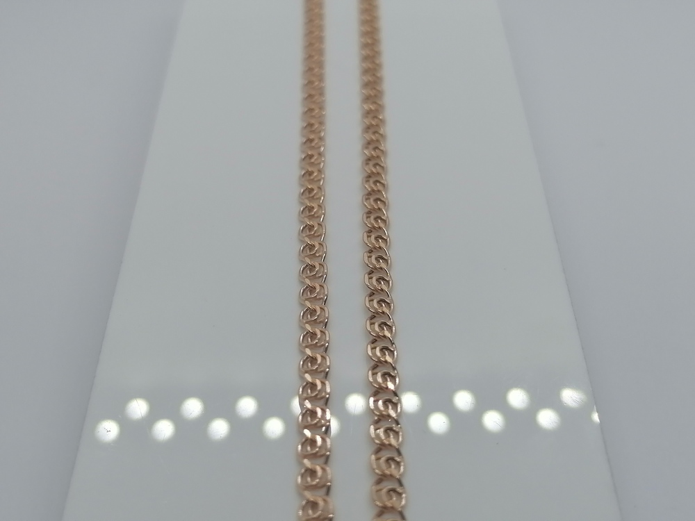 8050270П-45 ЦЕПЬ ПУСТОТЕЛАЯ Лав (Au 585)