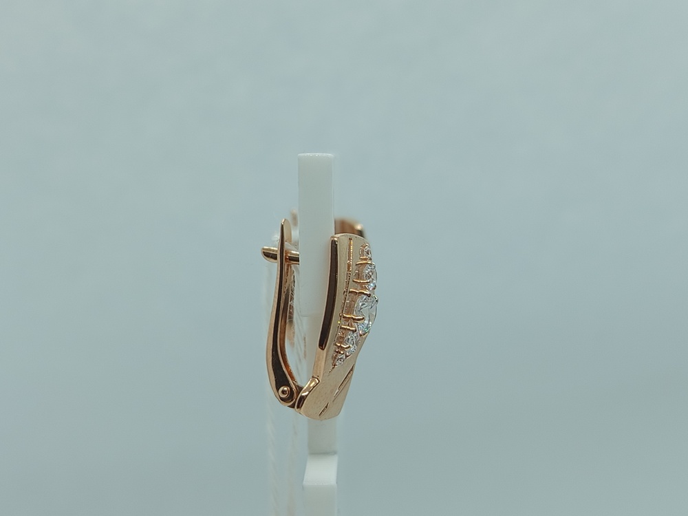 СКМИ585 СЕРЬГИ С КАМНЯМИ (Au 585)