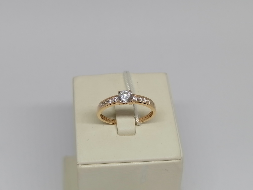 КОЛКМИ585 КОЛЬЦО С КАМНЯМИ (Au 585)