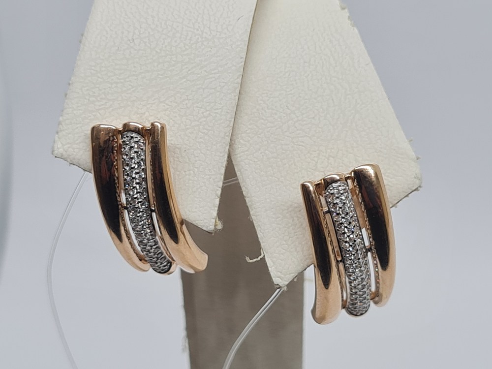 СЕРЬГИ С КАМНЯМИ (Au 585)