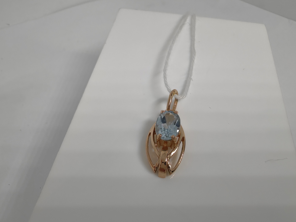 ПОДКМ585 ПОДВЕСКА С КАМНЕМ (Au 585)