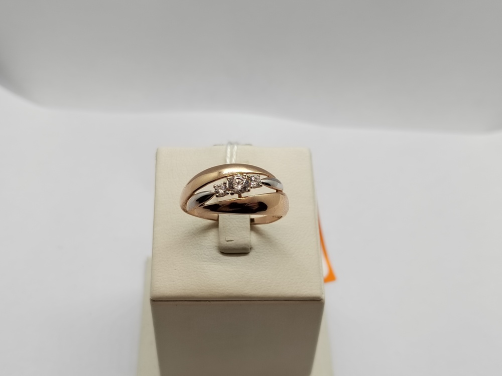 КОЛКМИ585 КОЛЬЦО С КАМНЯМИ (Au 585)