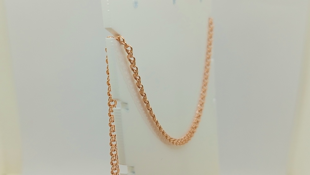 ЦЕПЬ ПУСТОТЕЛАЯ Бисмарк (Au 585)