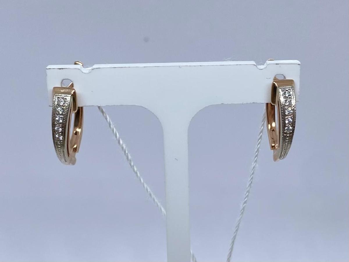 СЕРЬГИ С КАМНЯМИ (Au 585)