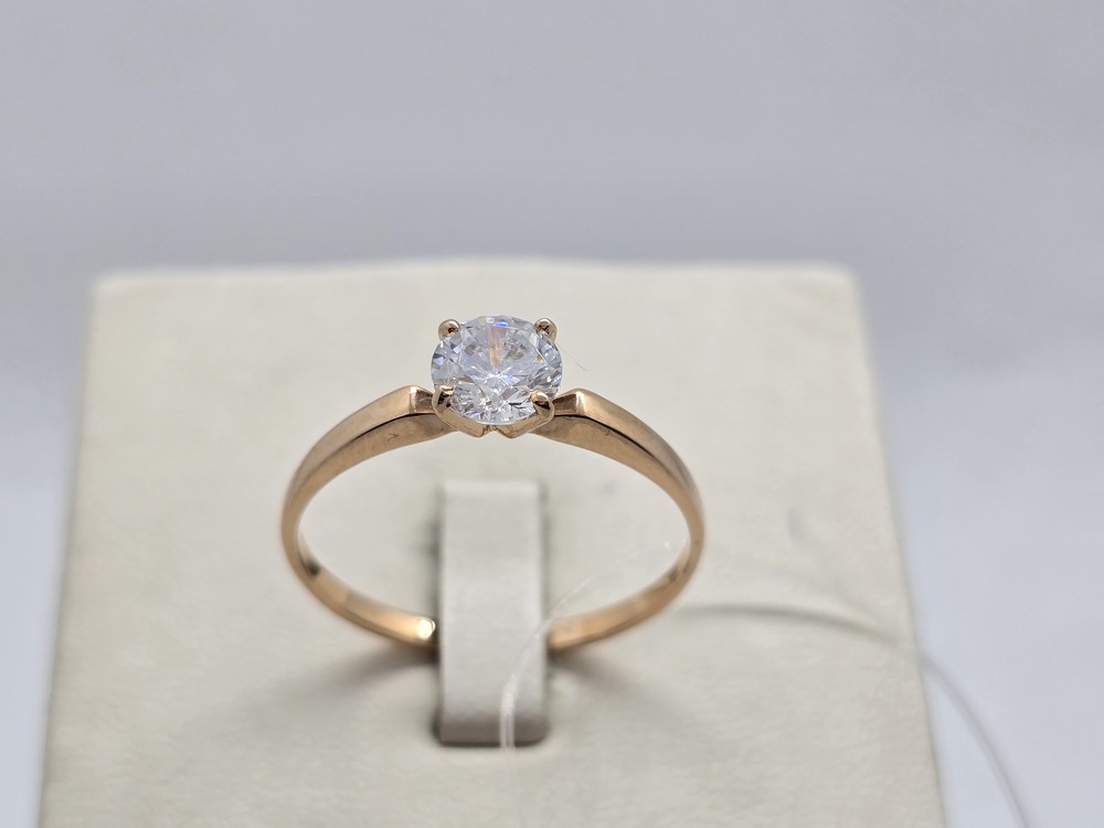 КОЛЬЦО С КАМНЕМ (Au 585)