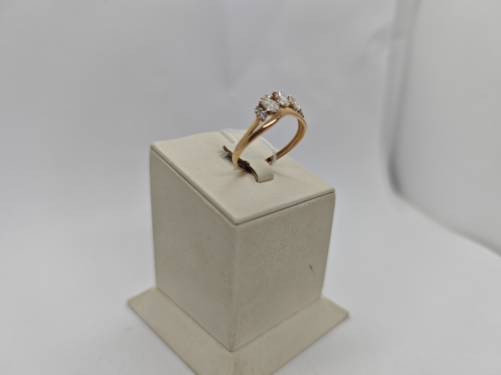 КОЛКМИ585 КОЛЬЦО С КАМНЯМИ (Au 585)