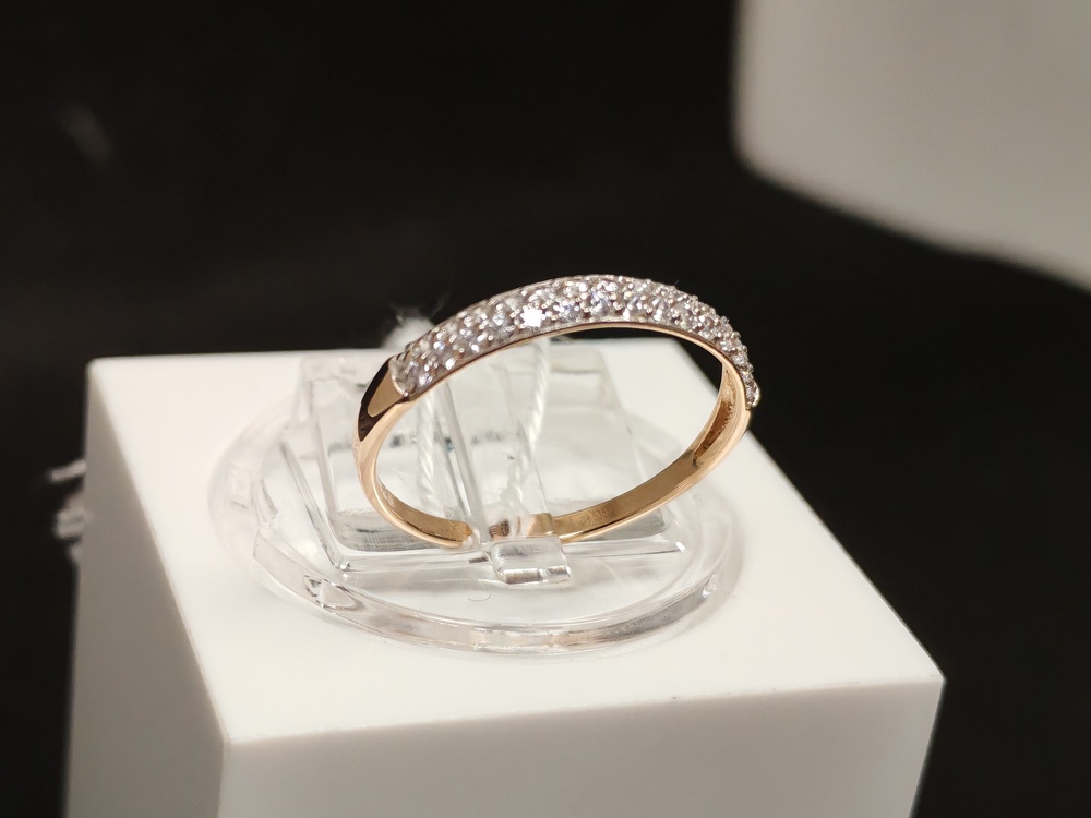 КОЛКМИ585 КОЛЬЦО С КАМНЯМИ (Au 585)