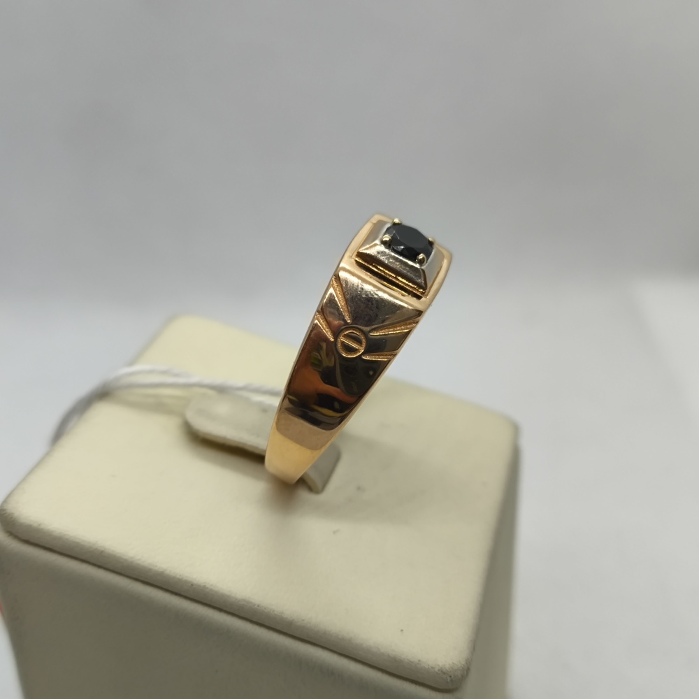 ПЕЧАТКА С КАМНЕМ (Au 585)