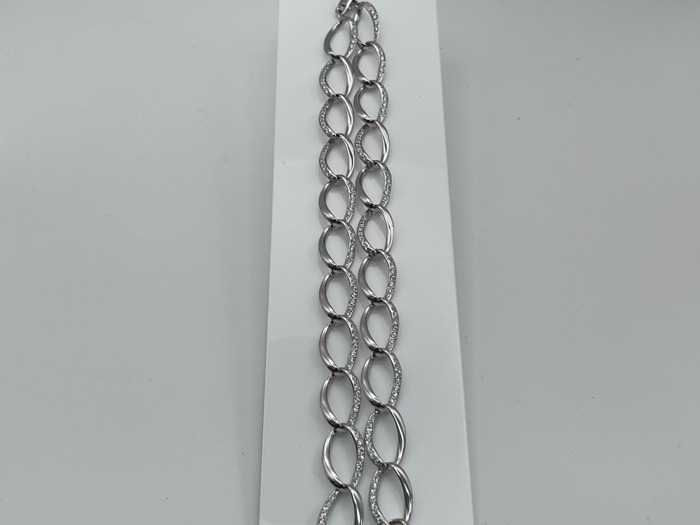 КОЛЬЕ С КАМНЯМИ Au 585