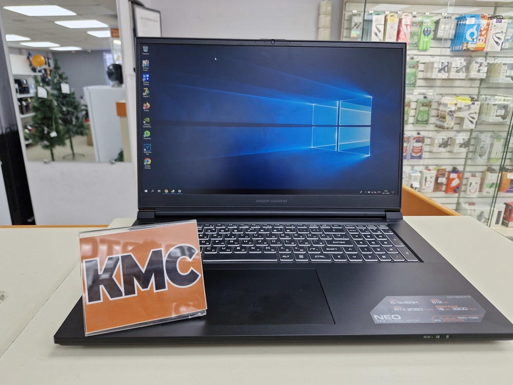 Ноутбук ARDOR Gaming; Core I5-12450H, GeForce RTX 2050, 16 Гб, 512 GB, Нет