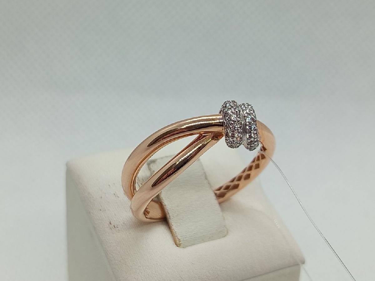 КОЛЬЦО С КАМНЯМИ (Au 585)