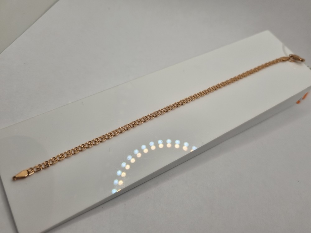 БРАСЛЕТ ПОЛНОВЕСНЫЙ Лав Au 585