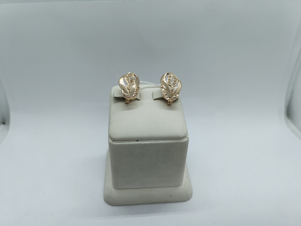 СЕРЬГИ БЕЗ КАМНЯ (Au 585)