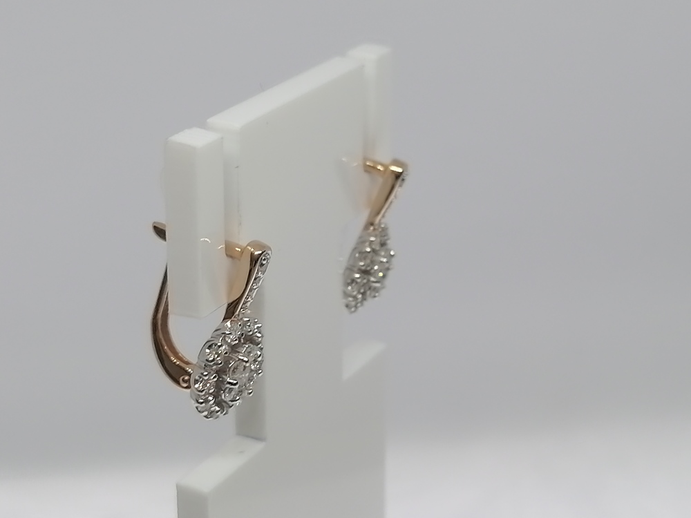 СЕРЬГИ БРИЛЛИАНТ (Au 585)