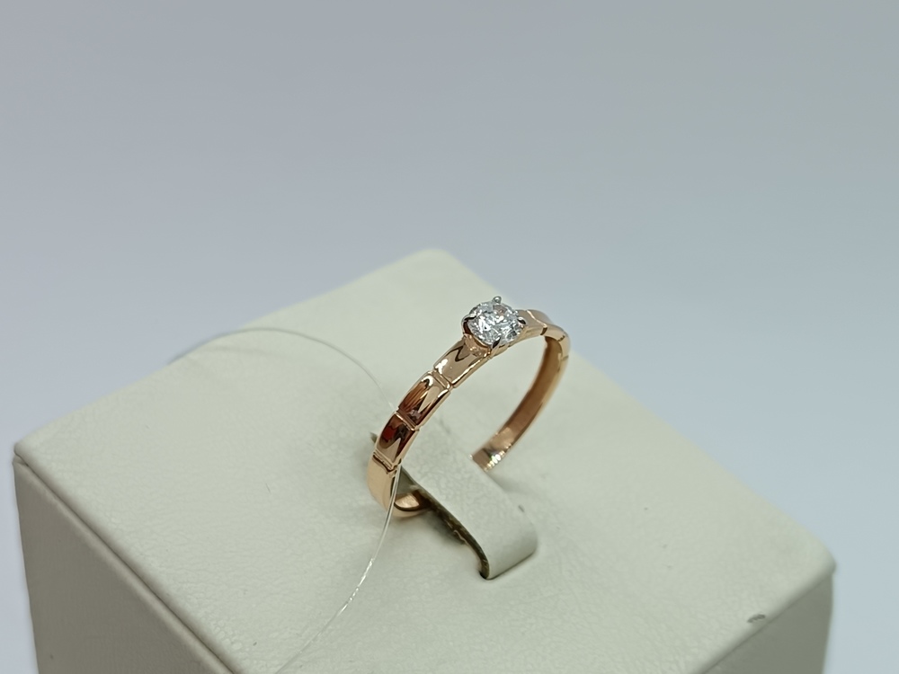 КОЛЬЦО С КАМНЕМ (Au 585)