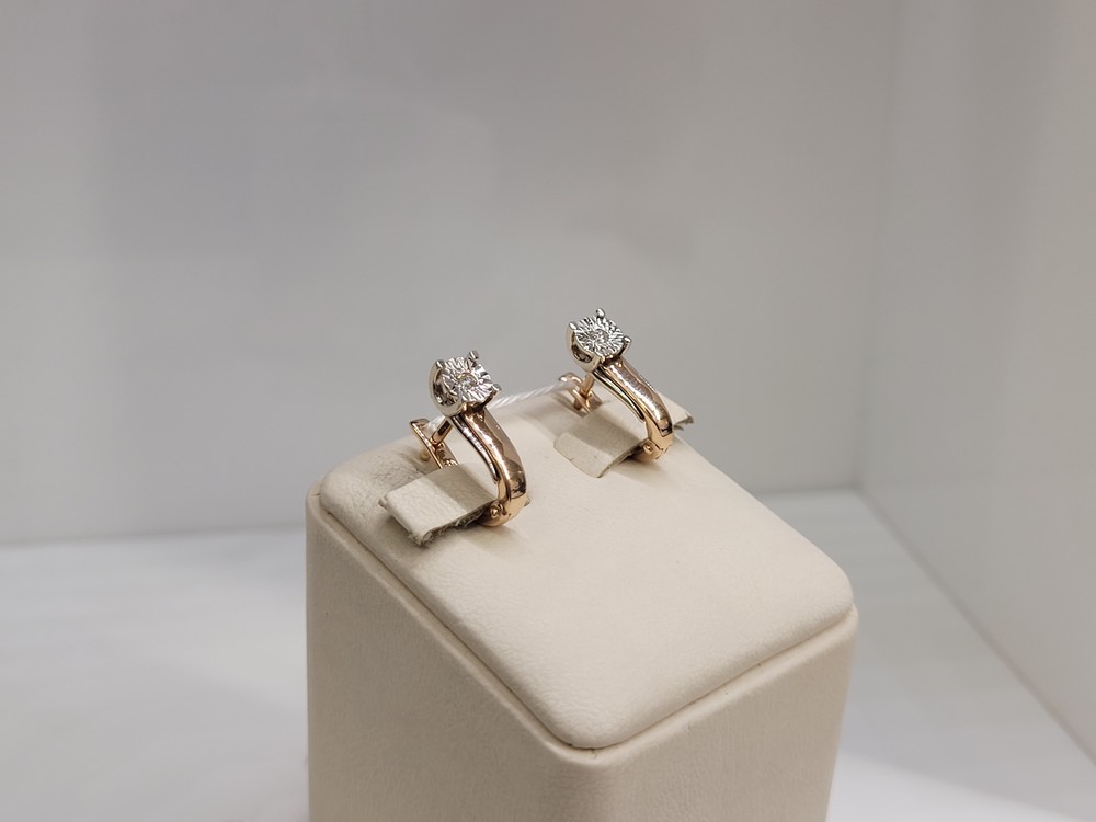 СЕРЬГИ БРИЛЛИАНТ (Au 585)