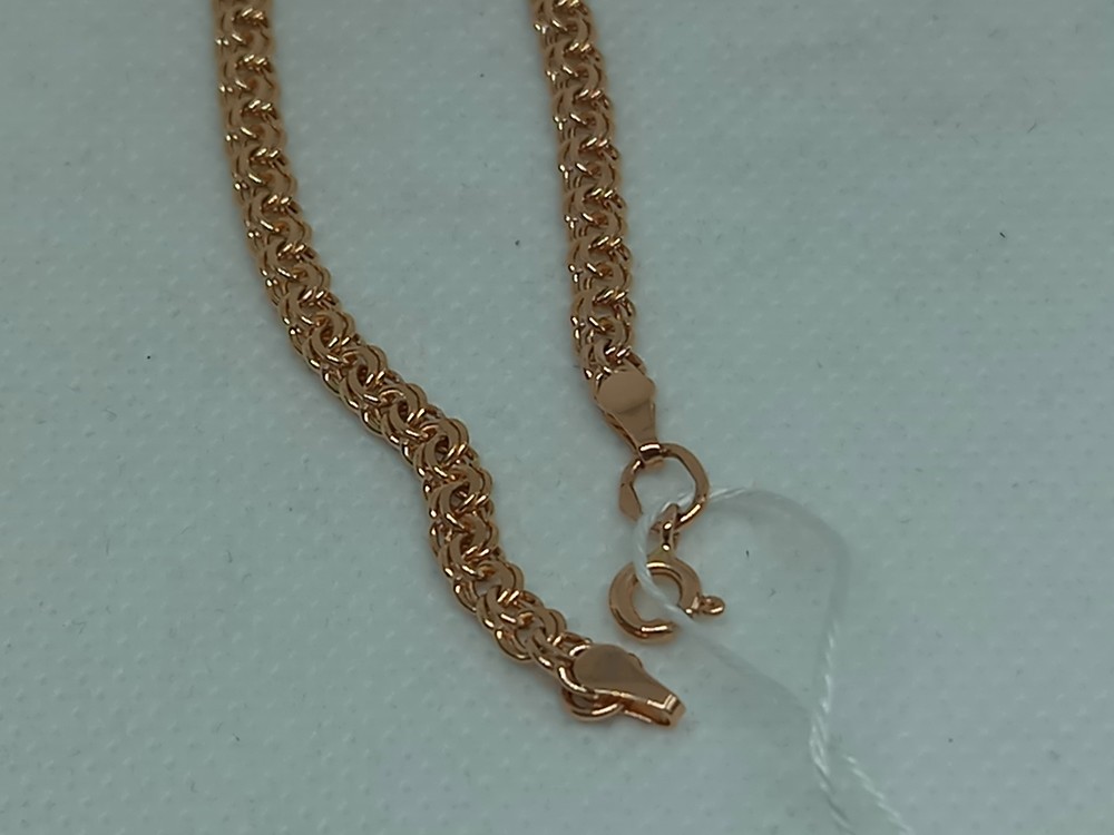 БЛБ585 БРАСЛЕТ ПОЛНОВЕСНЫЙ Бисмарк (Au 585)