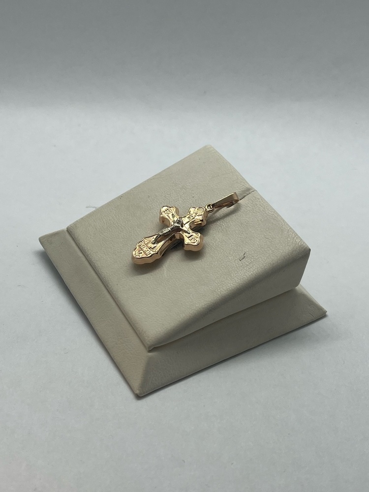 ПОДВЕСКА КРЕСТ без камня (Au 585)