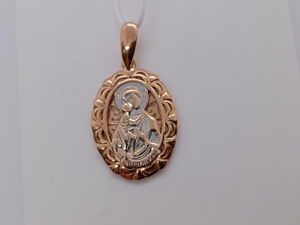 ПОДИБК585 ПОДВЕСКА ИКОНА БЕЗ КАМНЯ (Au 585)