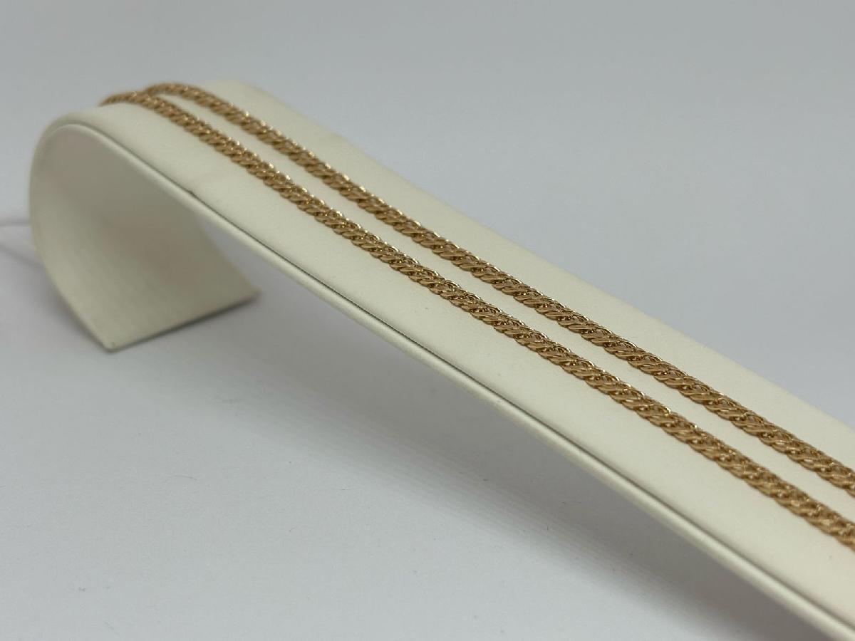 ЦЕПЬ ПОЛНОВЕСНАЯ Ромб двойной (Au 585)