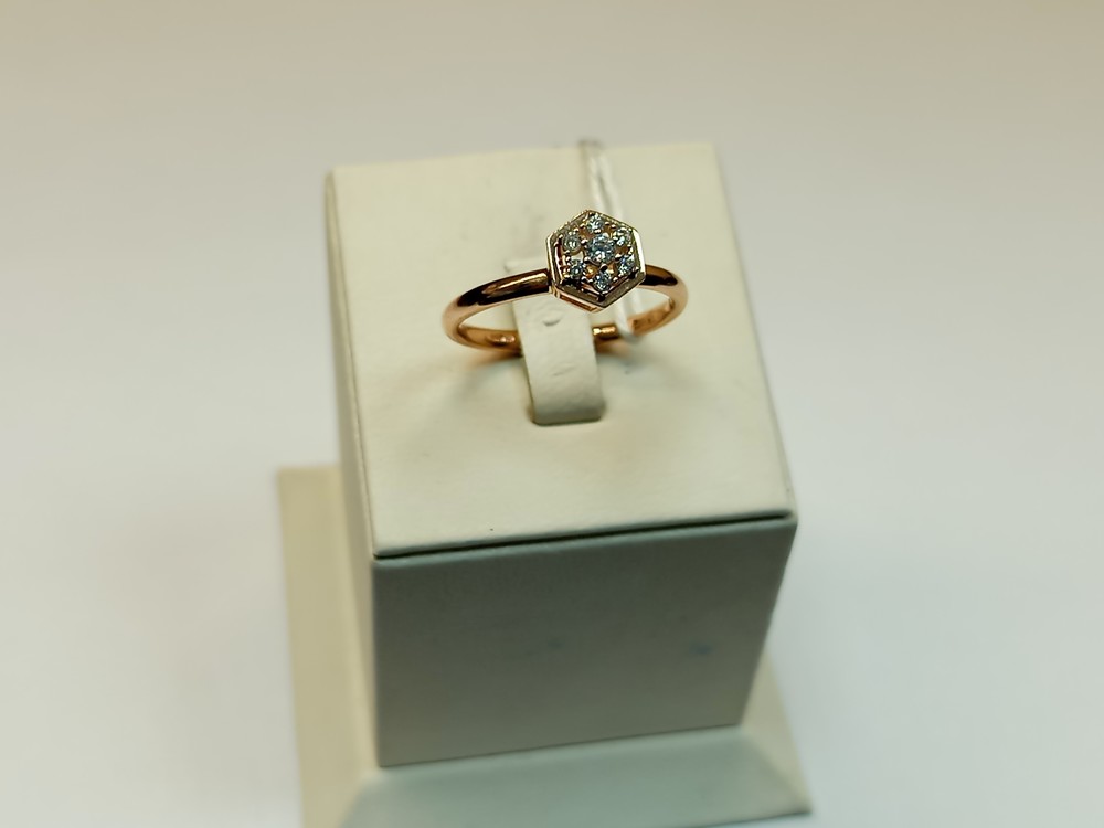 КОЛКМИ585 КОЛЬЦО С КАМНЯМИ (Au 585)