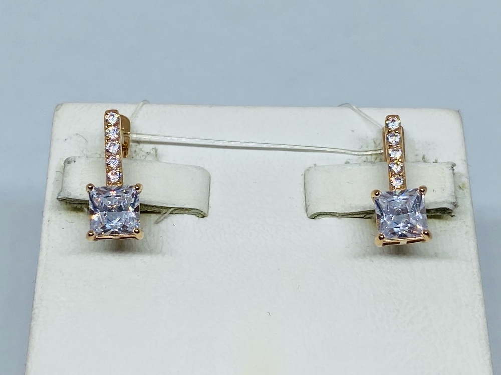 СЕРЬГИ С КАМНЯМИ (Au 585)