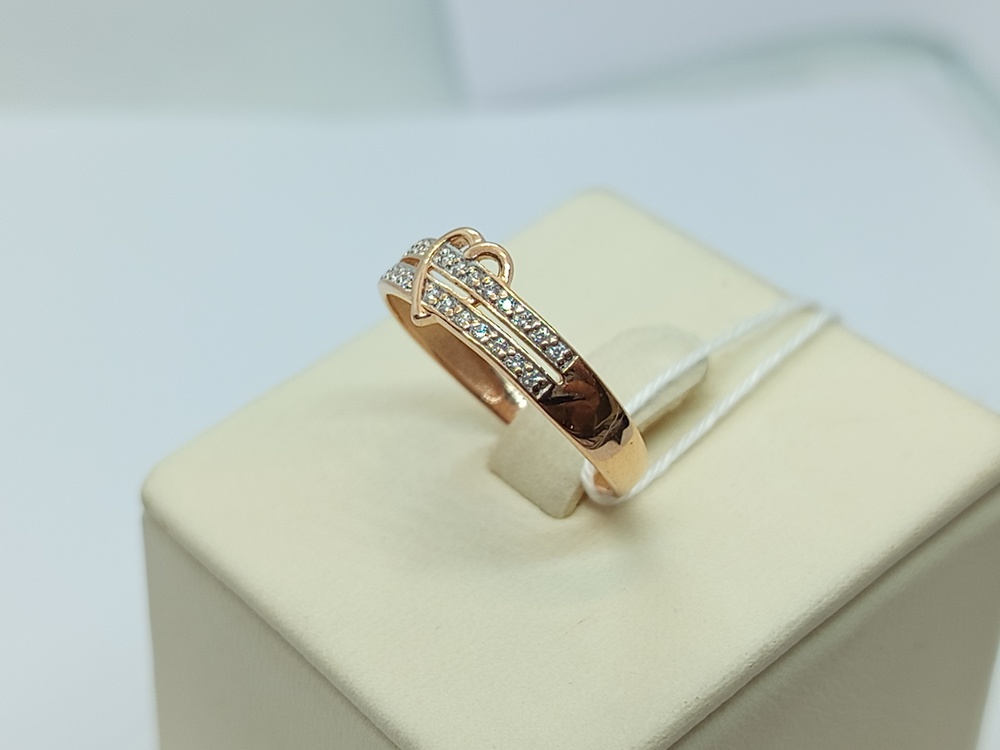 КОЛКМИ585 КОЛЬЦО С КАМНЯМИ (Au 585)