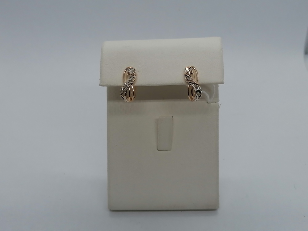 СЕРЬГИ БЕЗ КАМНЯ (Au 585)