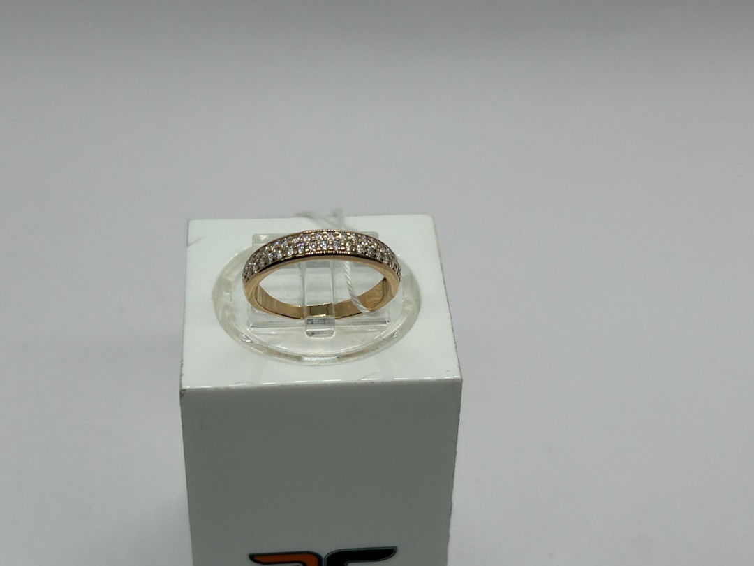 КОЛЬЦО С КАМНЯМИ (Au 585)