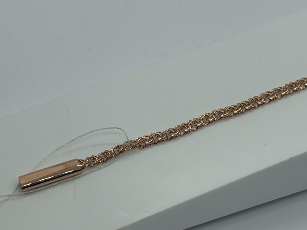 БРАСЛЕТ ПОЛНОВЕСНЫЙ Бисмарк арбский (Au 585)