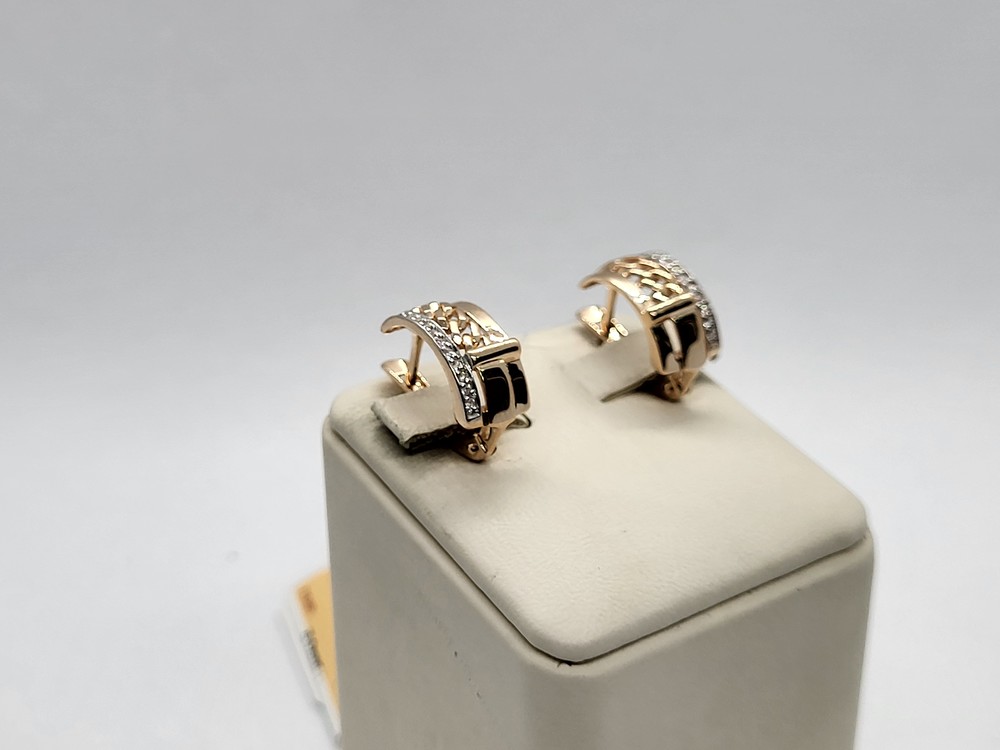 СЕРЬГИ С КАМНЯМИ (Au 585)