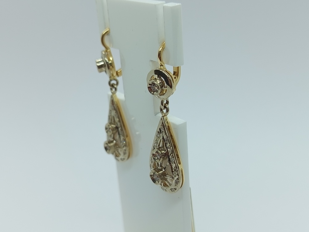 СЕРЬГИ БРИЛЛИАНТ (Au 585)