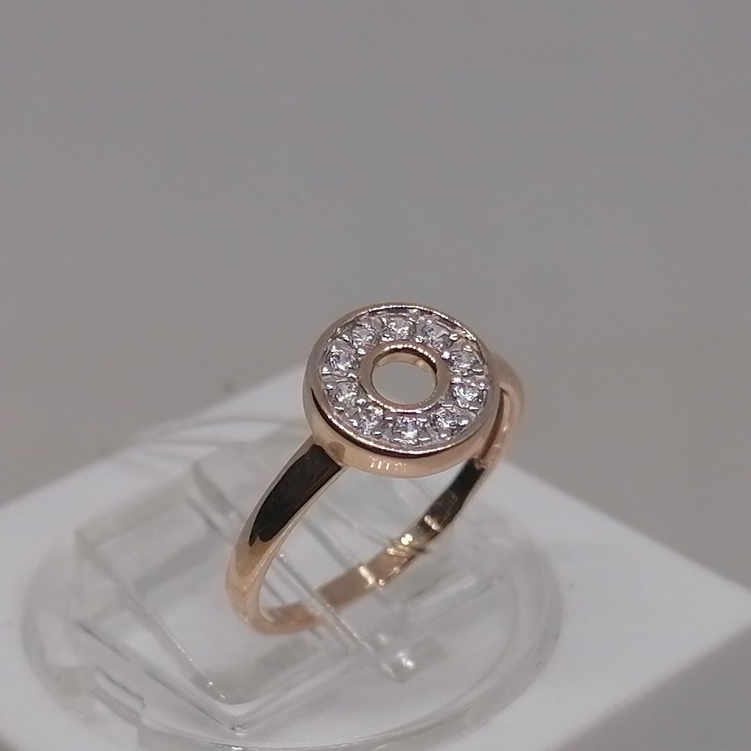 КОЛЬЦО С КАМНЯМИ (Au 585)