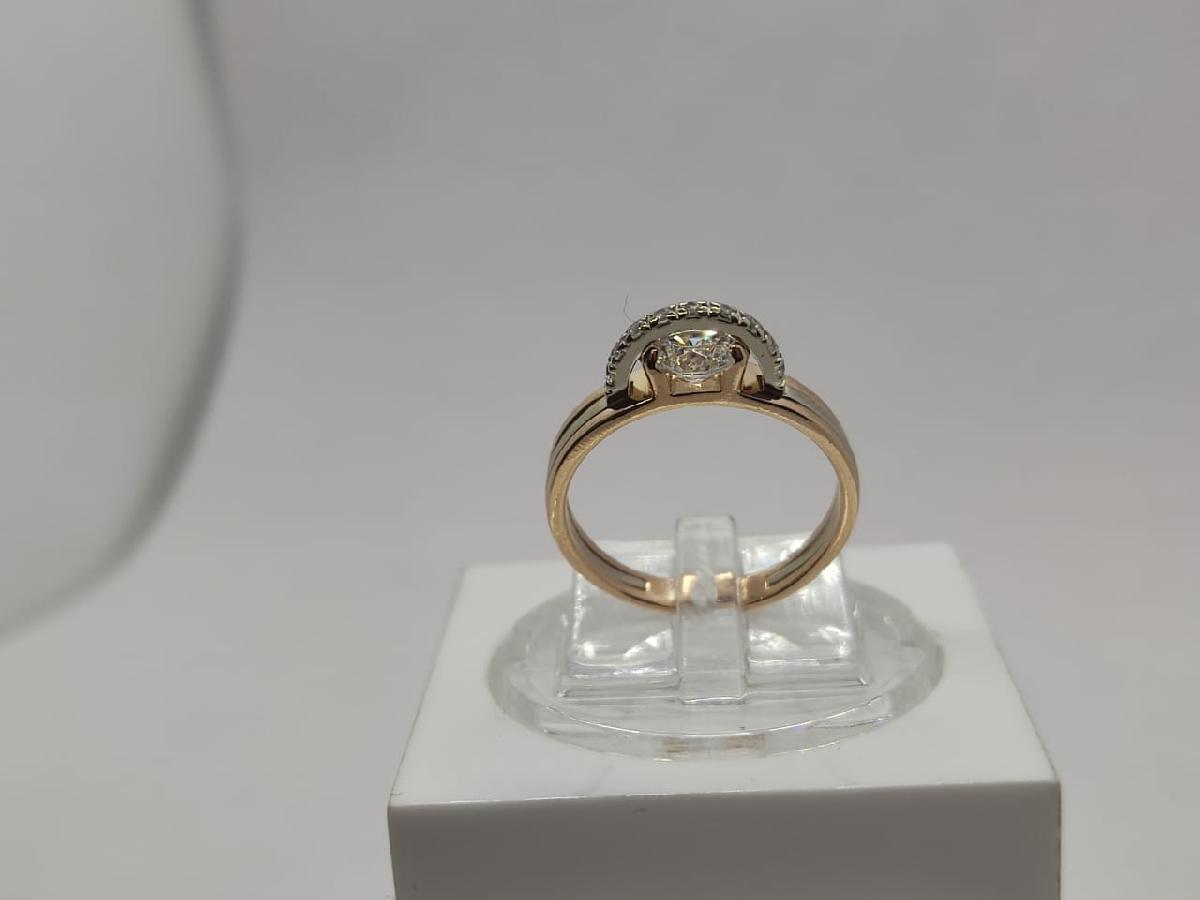 КОЛКМИ585 КОЛЬЦО С КАМНЯМИ (Au 585)