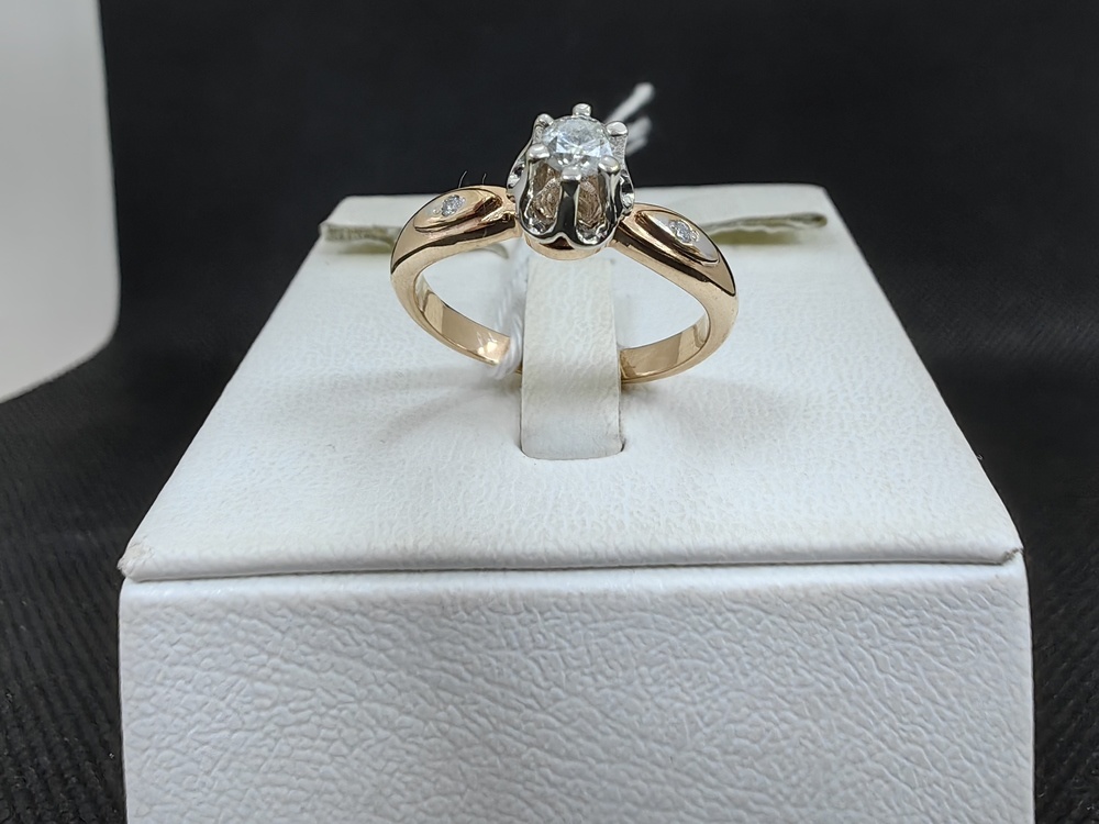 КОЛЬЦО БРИЛЛИАНТ Au 585